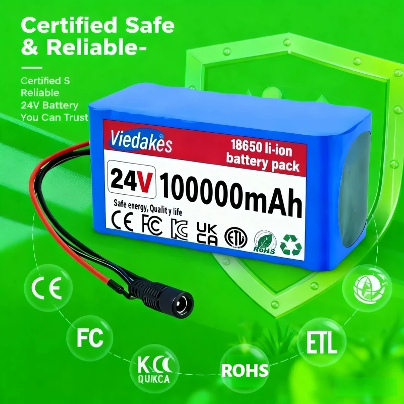 Original 24V 100Ah battery, 18650 Li-Ion 7S3P Battery Pack, for Electric wheelch