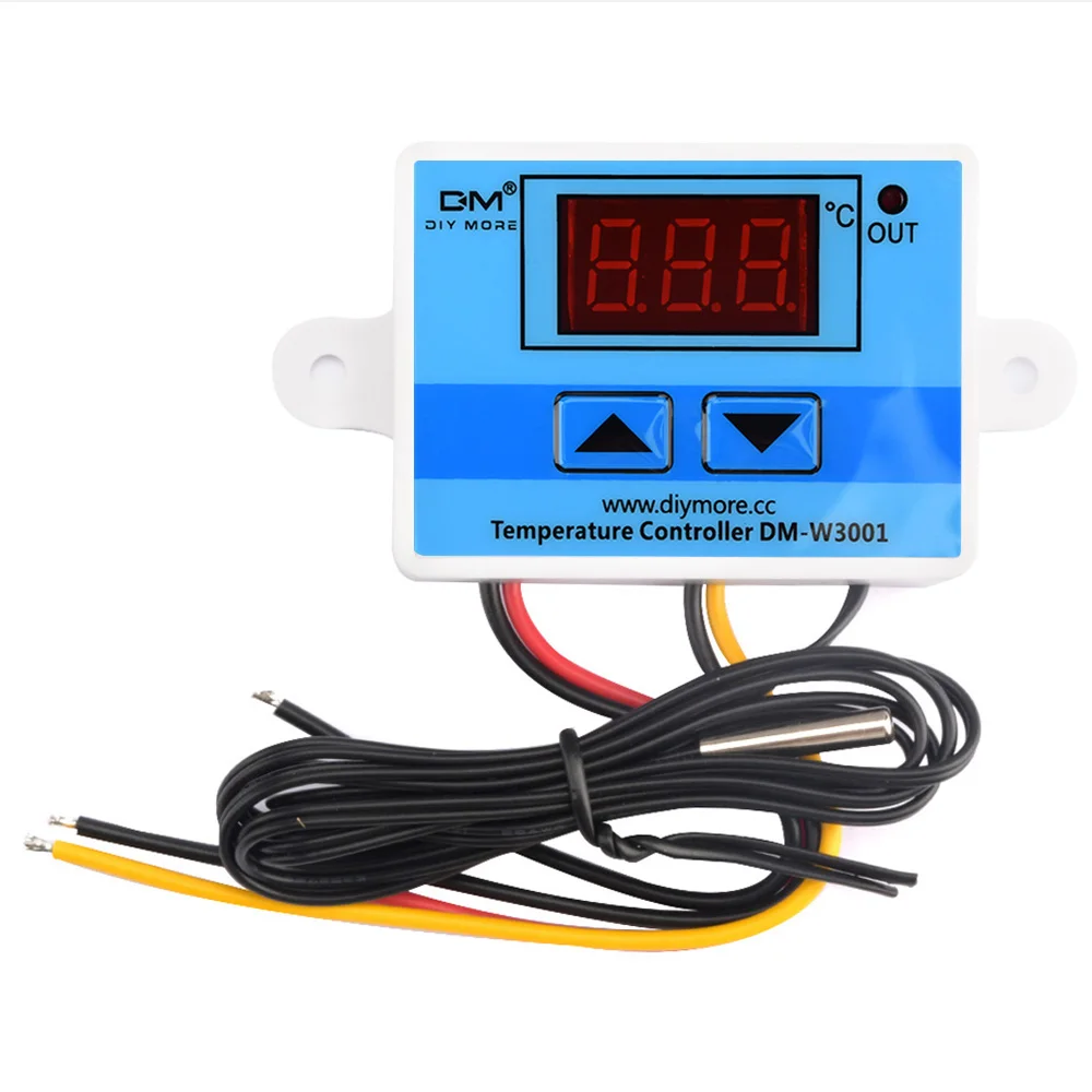 Intelligent Digital Led Thermostat 12V 9°-99°C Temperature Controller 