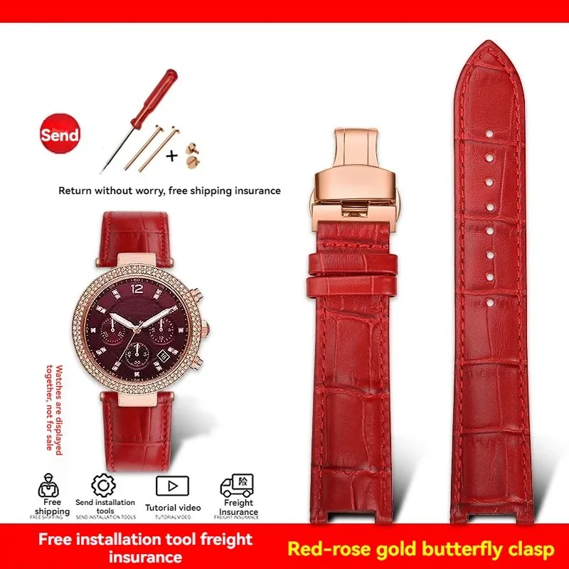 Luxurious Genuine Leather Watch Strap – Premium Cowhide Calfskin, Various Sizes Available