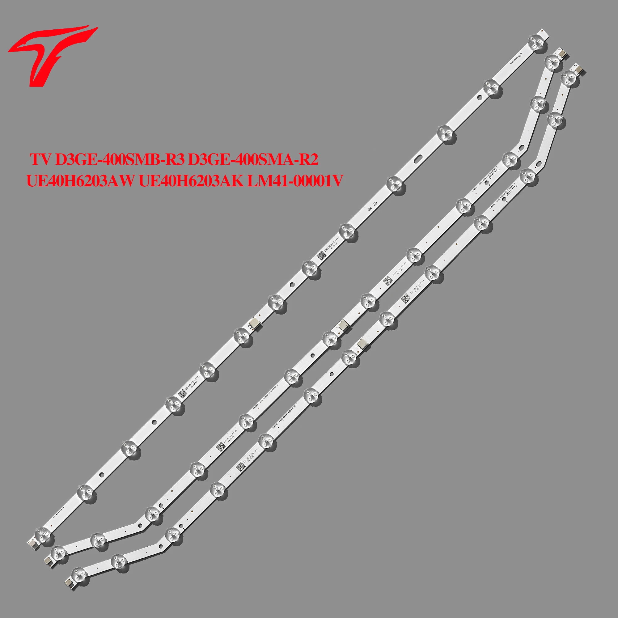LED Backlight strip 13 lamp For Samsung 40 inch TV D3GE-400SMB-R3 UN40H5003 D3GE-400SMA-R2 UE40H6203AW UE40H6203AK LM41-00001V