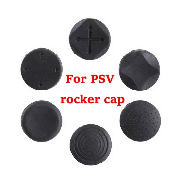 6 In 1 Impugnature In Silicone Tappo Joystick Analogico Cover Per Ps Vita Psv 1000 2000 Slim