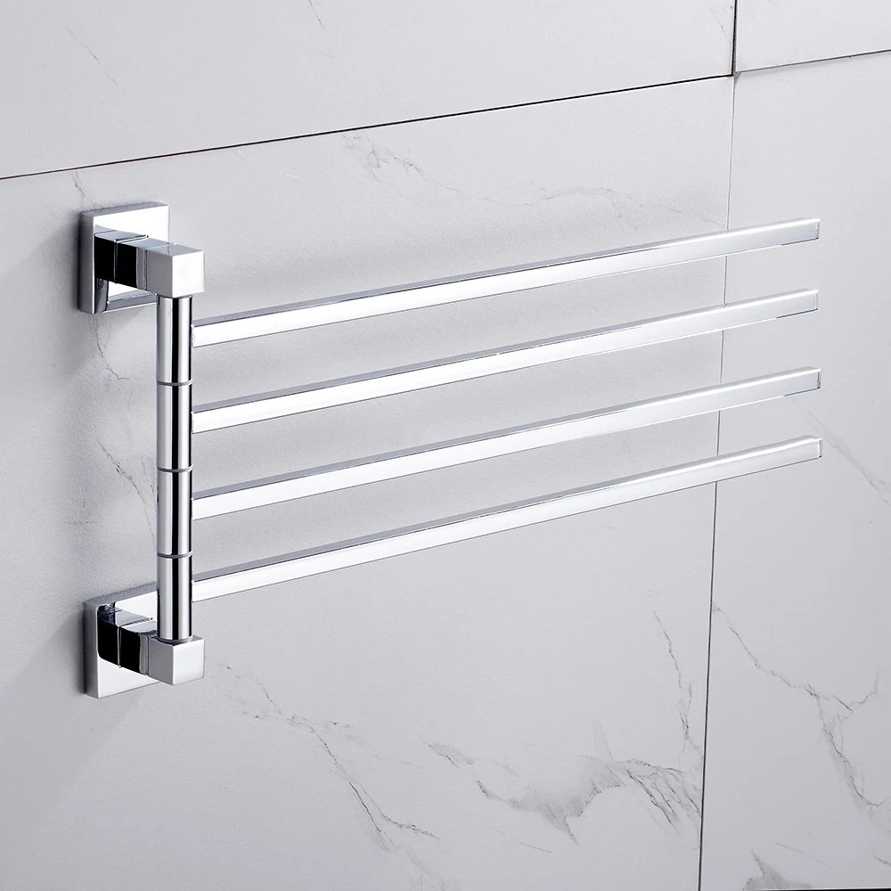 Stainless Steel Wall Mounted Towel Holder Rack