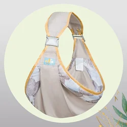 Multifunctional Breathable Baby Waist Stool Carrier - Hands - Free Outdoor Use (Grey)