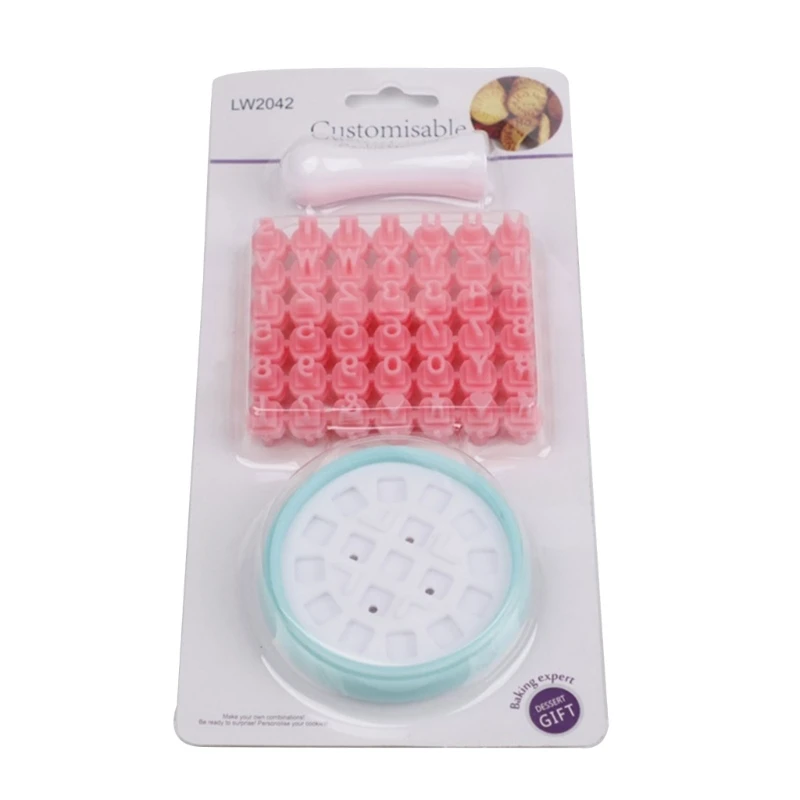 

Number Letter Biscuits Mold Alphabets Cookie Stamps Pastry Baking Mould Dropship