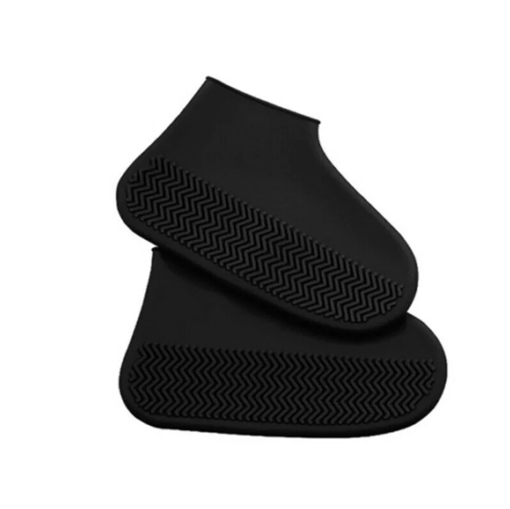 Silicone Waterproof Reusable Anti-Slip Rain Shoe Protector Overshoes