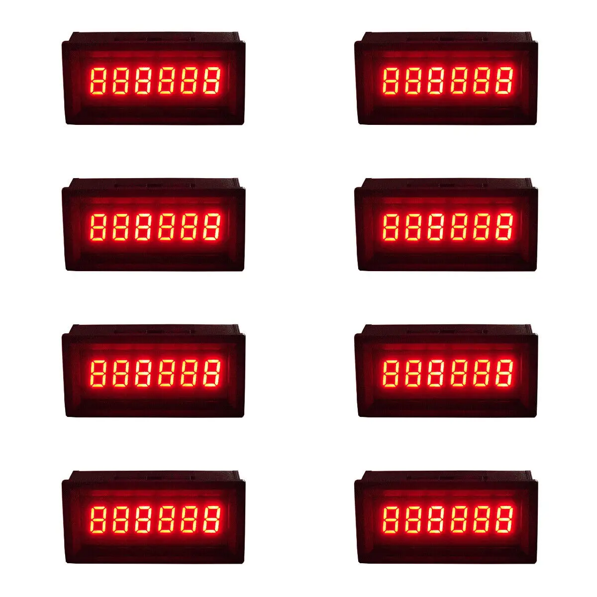 

8PCS RS485 Serial Table LED Digital Display PLC Communication MODBUS RTU ASC