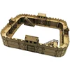 1/72 Fortress Building Assembled Model Legion Camp Wooden DIY Scene Decorations Handmade Gifts 3