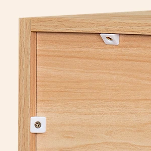 LEYAOYAO Wooden 7 Cube Book Shelf