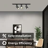 Led Track Light GU10 Set Track Lamp 110v 220v Replaceable GU10 Bulb for Clothing Shop Store Kitchen Living Room Decor Lighting 2