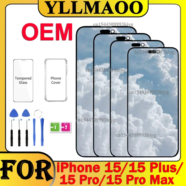 OEM For iPhone 15 15pro 15 Pro 15Pro Max Touch Screen Digitizer Repair Assembly For iPhone 15promax Lcd Display With Gifts