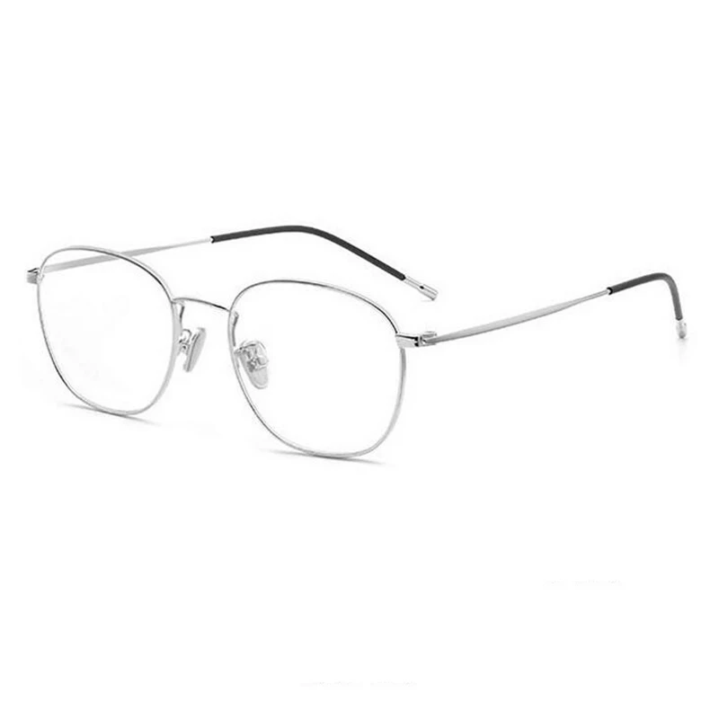 Metal Anti-blue Light Computer Glasses Women Men 1.56 Aspherical Myopia Lens Prescription Eyeglasses 0 -0.5 -0.75 -1.0 To -6.0 4
