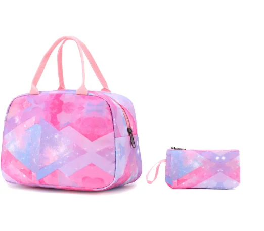 School Trolley Bag School Wheeled Backpack Set for Girls Elementary School Trolley Bag Set 3 pcs with Lunch Bag Pen Bag For Boy