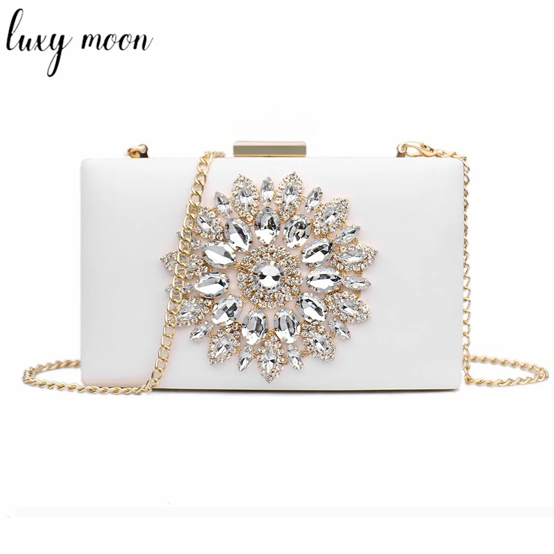 White Rose Satin Lace Floral Wedding Bag, Statement Bag, Evening Clutc –  TheMillenniumBride