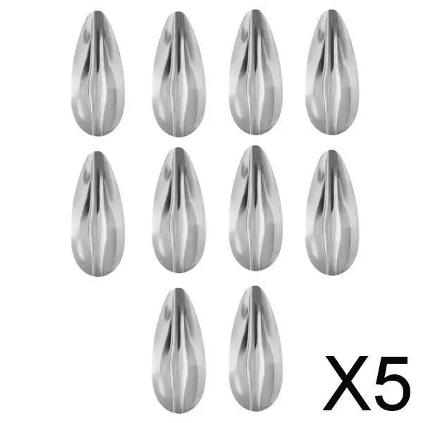 

5x10 шт., прозрачные грузики для рыбалки