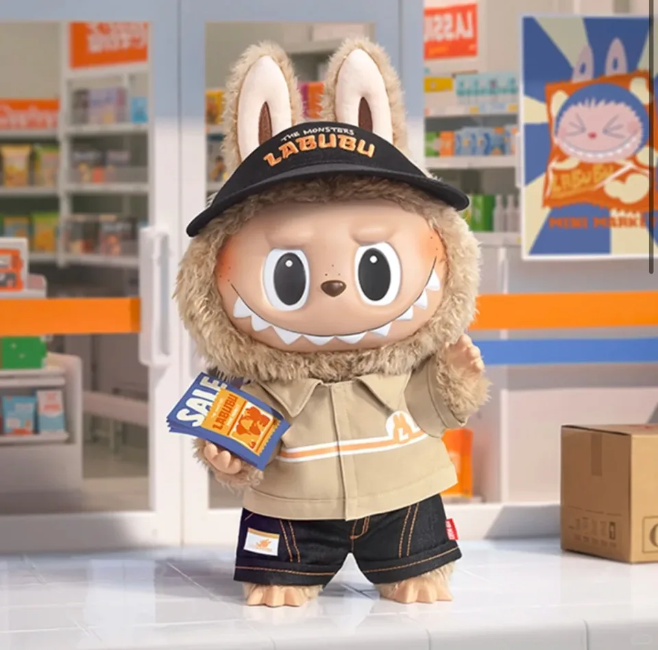 POPMART Labubu The Naughty Cashier 37cm Doll Weird Flavor