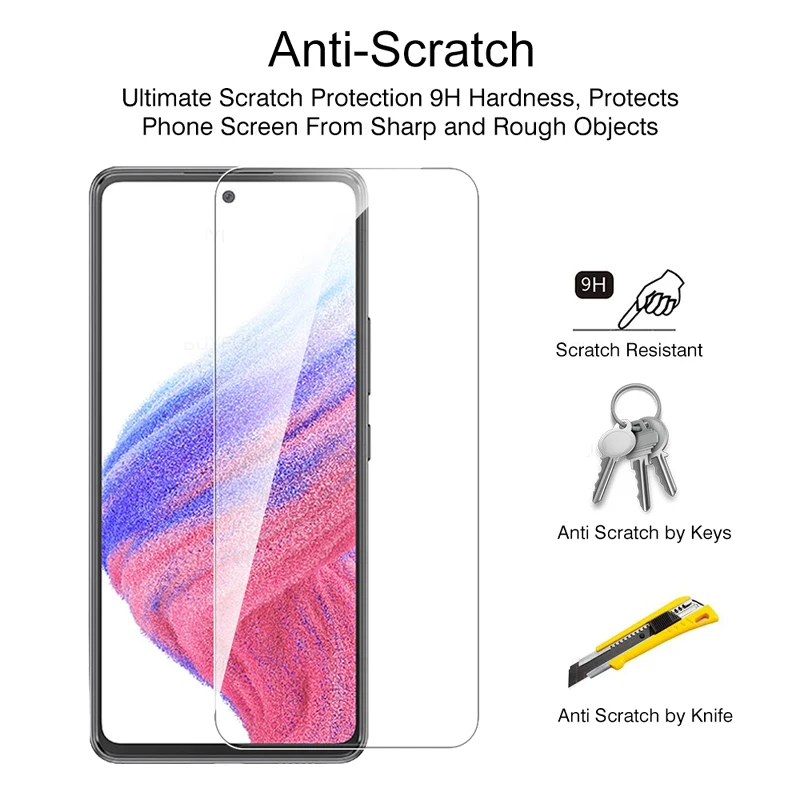 Premium Tempered Glass Screen Protector Set - Ultra Durable 10H Phone Guard
