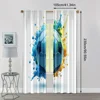 2pcs, Curtain Set Football Club Fabric (without rod) Outdoor Decorations Ldeal for Bedroom & Living Room, Semi-Sheer Polyester 4