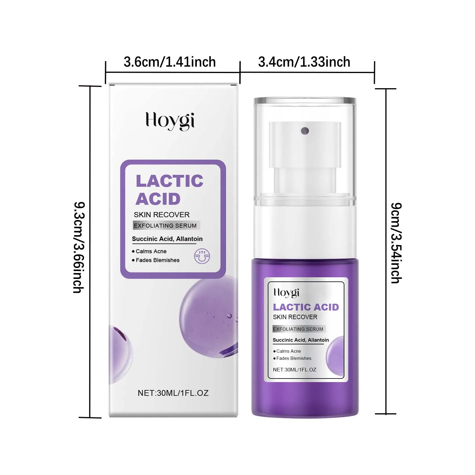 Exfoliating Serum Anti Acne Reliece Dryness Shrink Pores Remove Dead Skin Brightening Lactic Acid Serum Nourishing Face Essence 6
