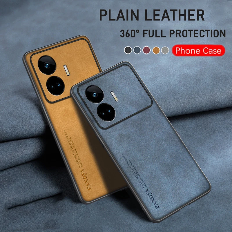 

Роскошный кожаный чехол для Realme GT Neo5 SE, противоскользящий чехол для Realme GT Neo5 Fundas Realme GT Neo3/Realme Neo2