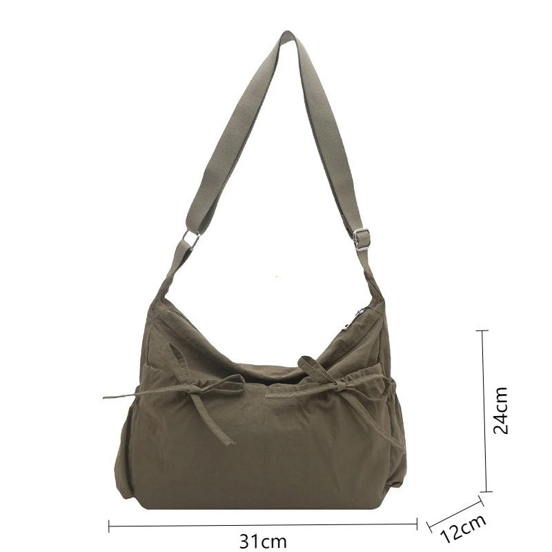 2026 New Faion Commuter Class Single oulder Bag Casual Lightweight Tote Bag Korean Sle Pleated Versatile Handbag designer bag