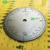 Diameter 90mm, Inner Hole 8mm Thickness 2mm 360 Degree Stainless Steel Dial Scale Disc Stainless Steel Decorative Plate 3