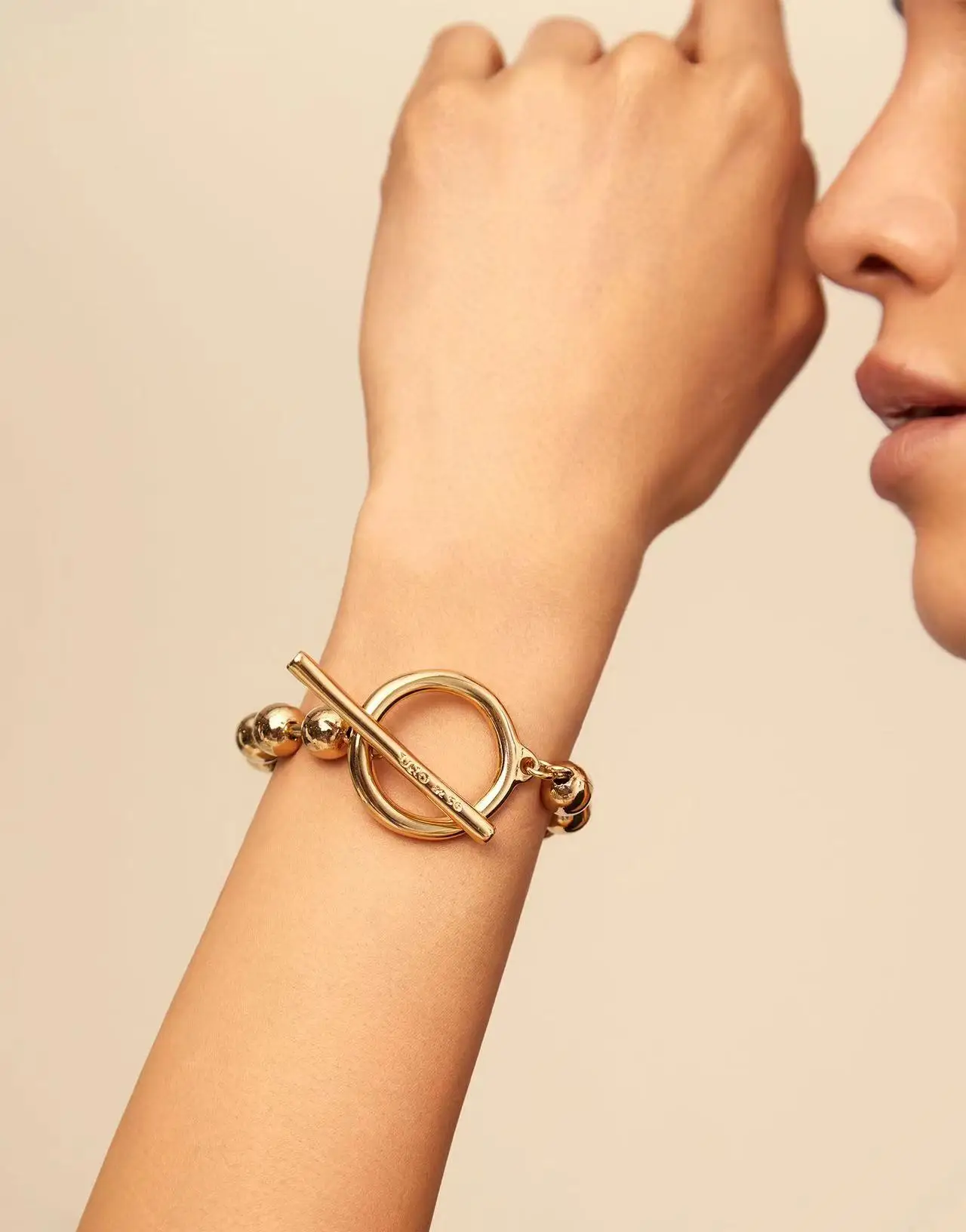 alloy bead  Bracelet, Silver clasp, fashion, with logo, wholesale, new 2021, European fashion gift bracelet