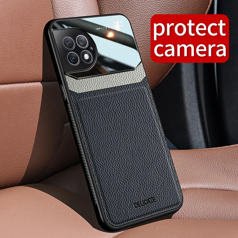 Luxurious Leather Texture Shockproof Phone Case - Premium Protection
