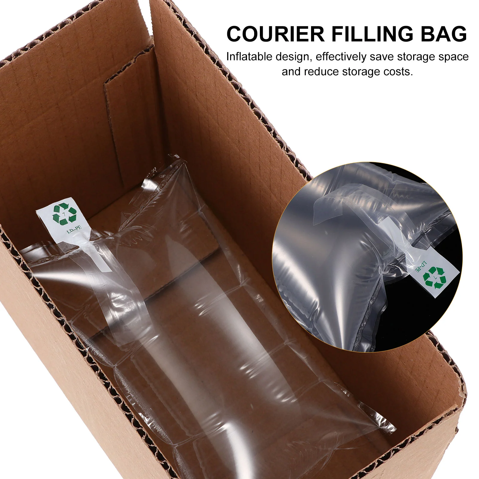Bagged Inflatable Machine Walled Cushioning Pe Film 30 PCS