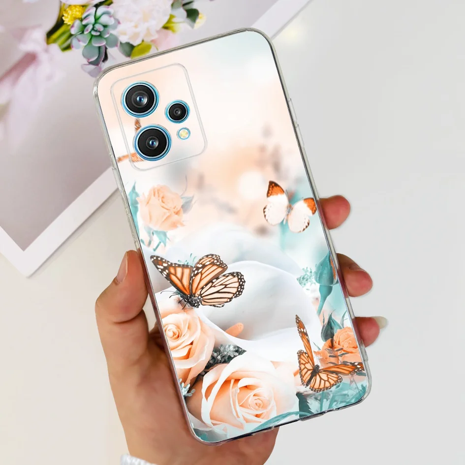 Fashion Flower Silicone Soft TPU Bumper Phone Case