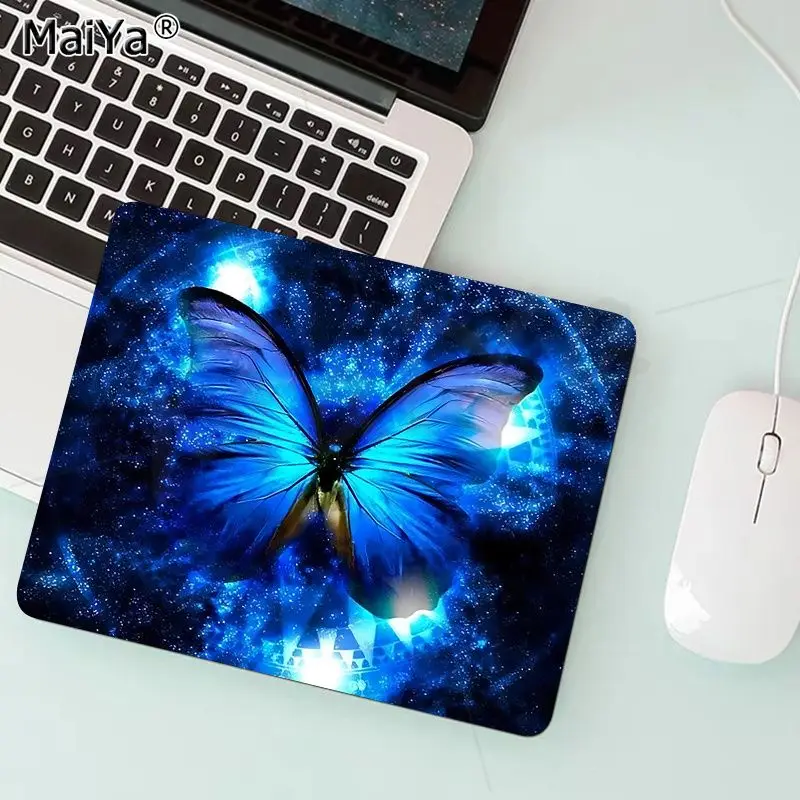 Gaming Mousepad Mouse Pad Beautiful Butterfly Skin Cartoon Anime Gaming Mouse Pad Keyboard Mouse Mats Smooth Company For Teen Girls Bedroom