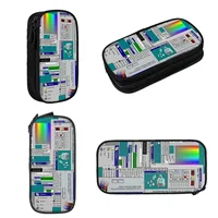 Windows 95 Collage Pencil Cases Big Capacity Pen Bags Pen Box Pencil Pouch For Boys Girls Students Stationery School Office 2