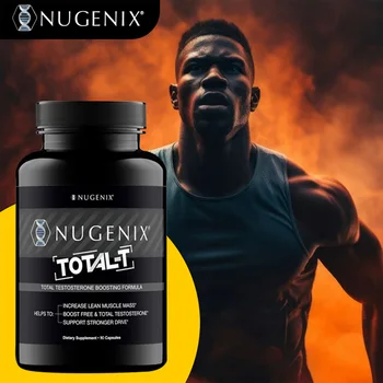 TOTAL-T - Improve Muscle Strength and Growth, Testosterone Booster Supplement - 90 Capsules