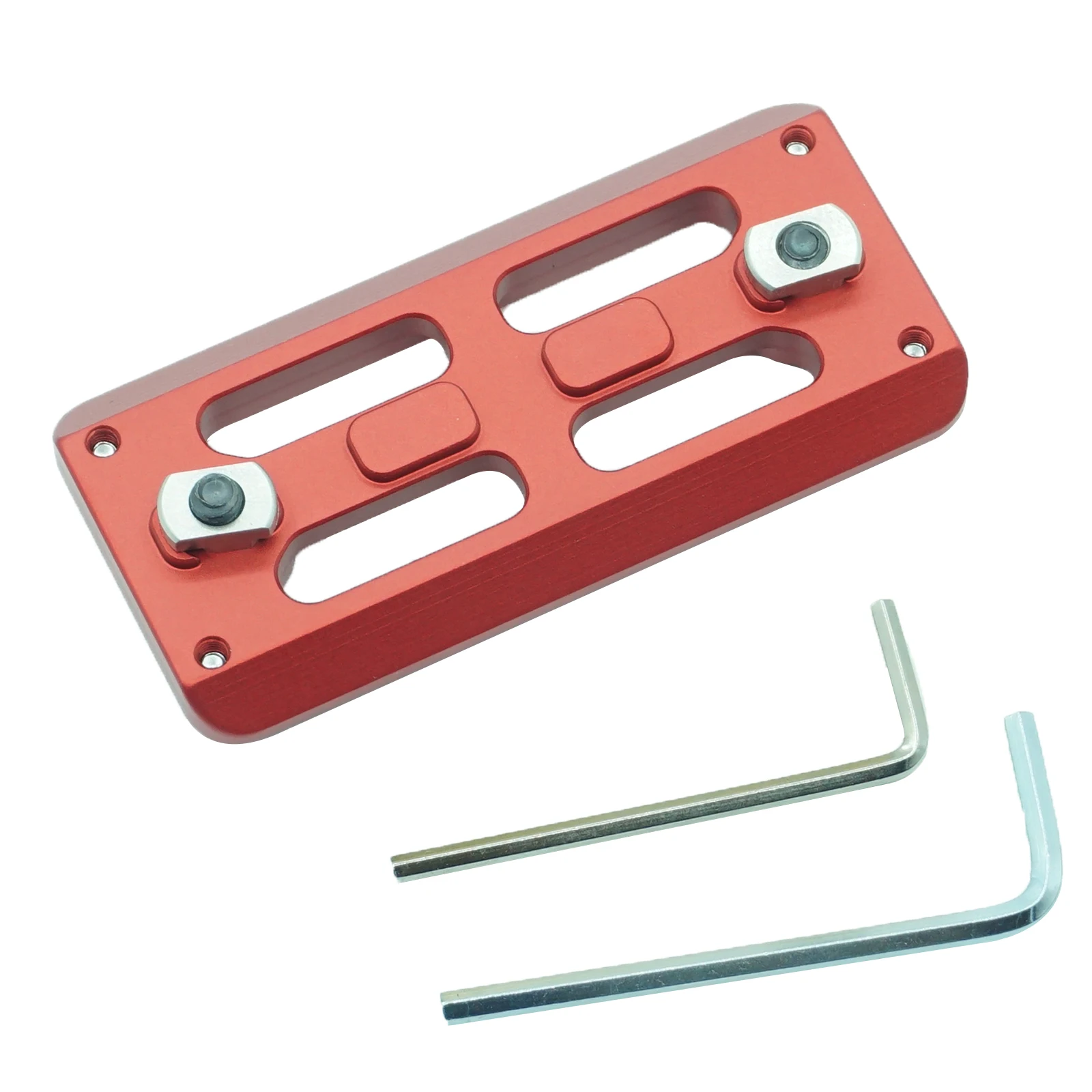 Action Kamera Arca Rail Mount Adapter Basis 3,15 Zoll M-LOK Aluminium Schnell verschluss für Arca-Swiss Rrs Stativ Jagd zubehör – Detail 2