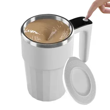 self stirring coffee mug milk mixing cup electric stainless steel lazy rotating mug electric stainless steel lazy rotating mug