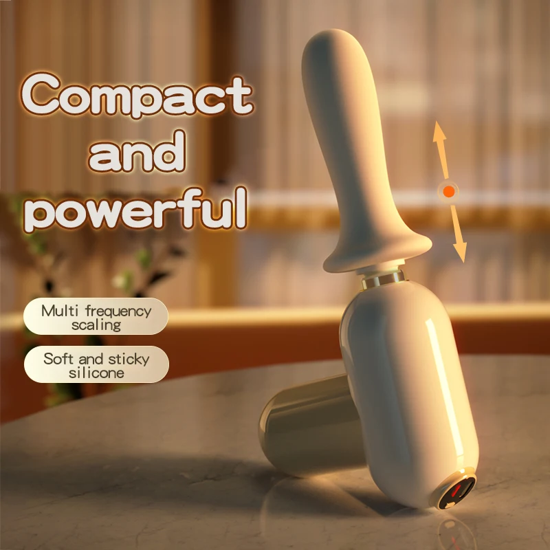 Telescopic Gun Electromechanical Simulation Phallus Female Masturbation Prop Automatic Pumping and Inserting Sex Toy