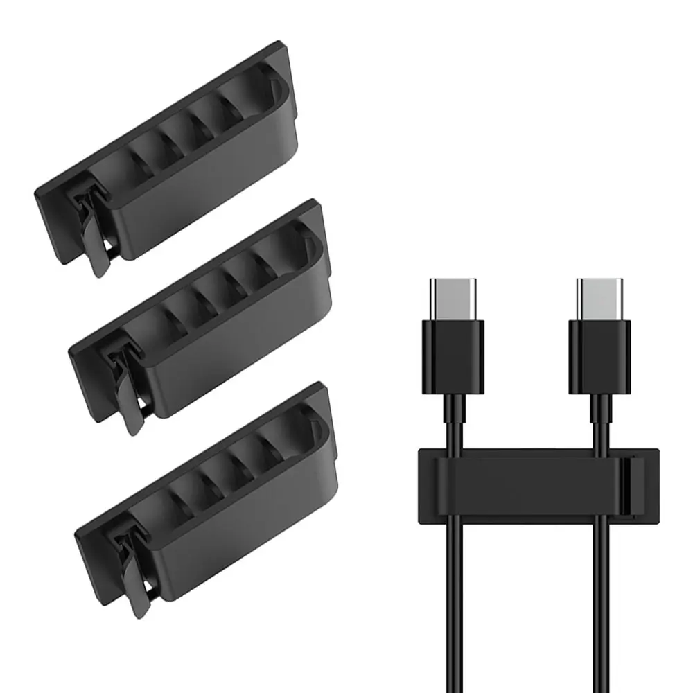 

Self Adhesive Cable Clips USB Cable Management Clamp Cable Organizer Car Home Desk Wall Cord Holder Charging Wire Winder Manager