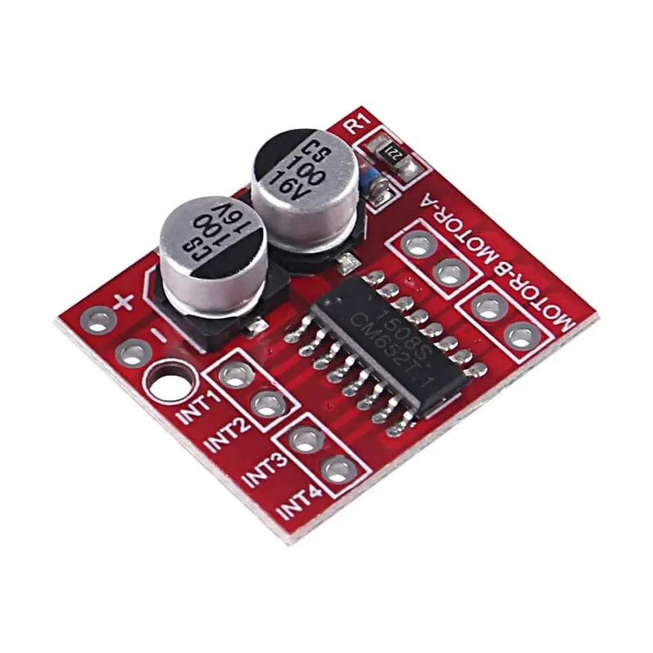 6 Pack Mini L298N DC Motor Driver MX1508 Mini Dual Channel 1.5A 2 Way PWM Speed Controller Dual H-Bridge Replace Stepper