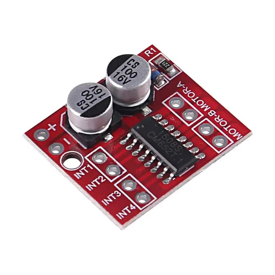 6 Pack Mini L298N DC Motor Driver, MX1508 Mini Dual Channel 1.5A 2 Way PWM Speed Controller Dual H-Bridge Replace Stepper image 6