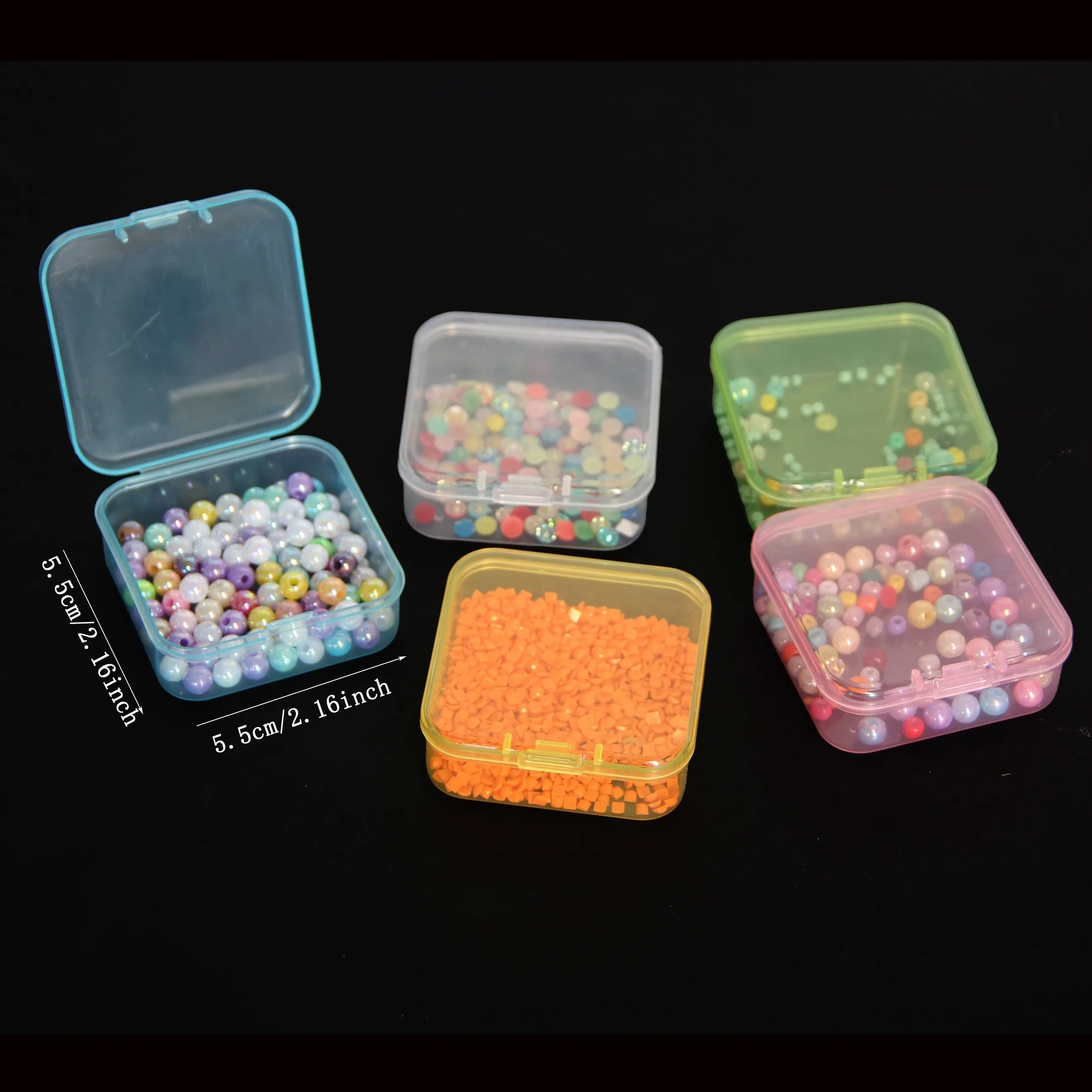 1 set 20-compartment colorful transparent plastic storage box multi-purpose hardware tools container classification box storage box,plastic storage box,storage container
