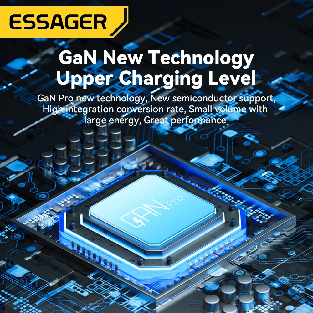 Essager-140W GaN USB c , Ʈ 100W PD   ƺ  M1 M2   Ｚ 65W º ȭ 
