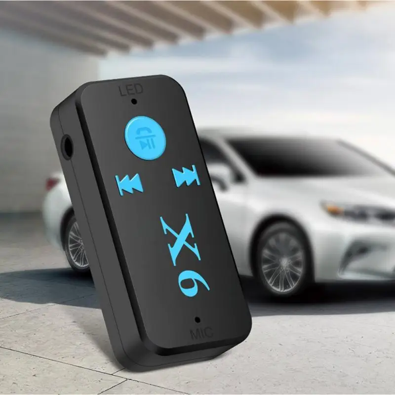 

Универсальный Bluetooth-приемник X6 V4.1 с поддержкой TF-карты, музыкальный проигрыватель для звонков и громкой связи, автомобильный музыкальный mp3-проигрыватель с входом/выходом AUX