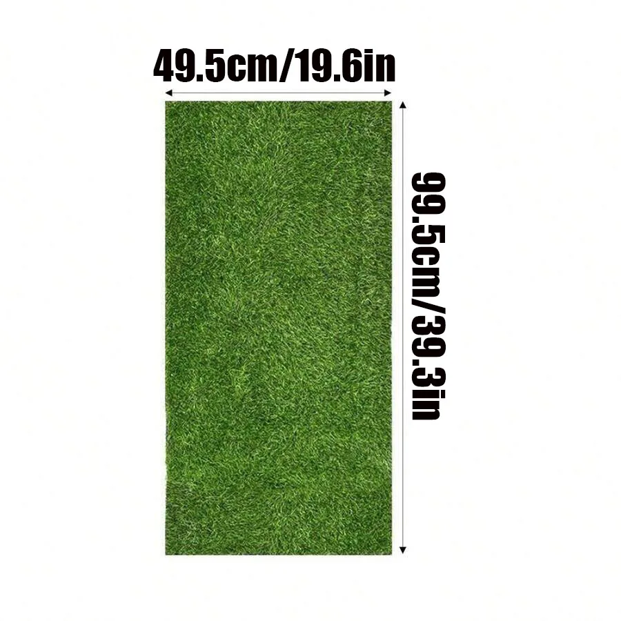 Artificial Grass Mats 1PC Aritificial Realistic Grass Pad Simulation Pet Lawn Mats Thick Synthetic Fake Mat For Outdoor Garden Patio Landscape Dog Pet