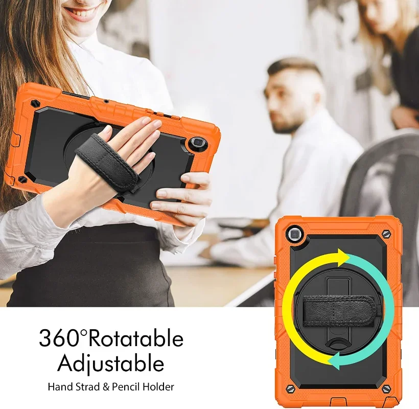 Enhanced Tablet Cover with Screen Protector and Handle Belt
