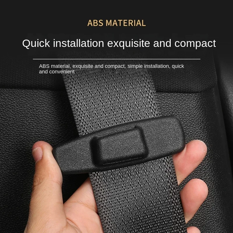 2PCS Universal Strong Car Safety Belt Protection Clip Plastic Seat Belt Clamp Buckle Adjustment Lock Fastener Car Accessories