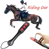 Portable Soft Handle Horse Riding Paddle PU Leather Outdoor Game Durable Anti-Slip Horse Whip Horse Racing Practice Tool 1