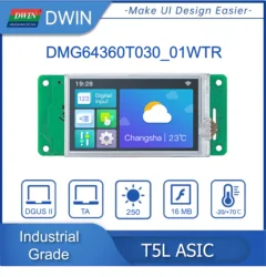 3.0 Inch 360*640 Pixels Resolution 262K Colors IPS-TFT-LCD Wide Viewing Angle With Conformal Coating DMG64360T030_01W