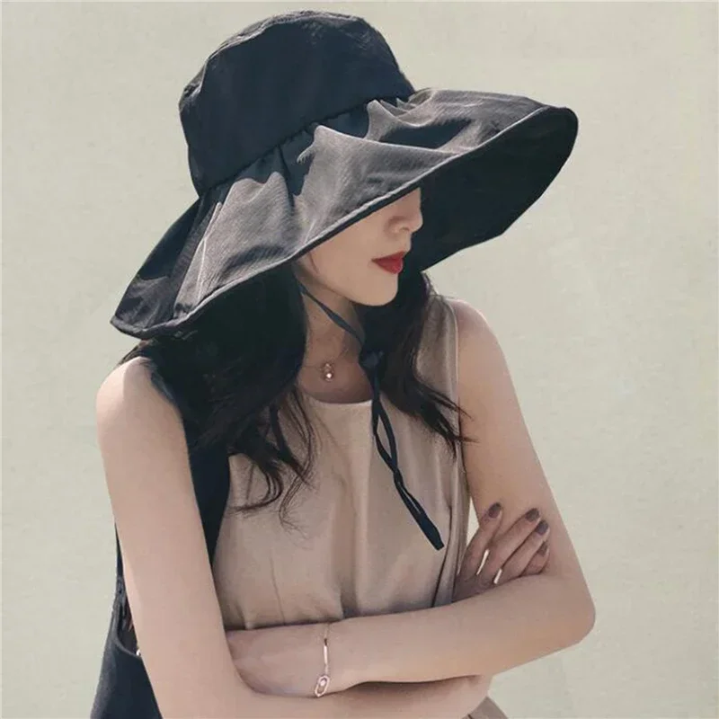 Women Spring Autumn Summer Sun Protection Hat Korean Big Brim Fisherman Hat sun hat,women hat