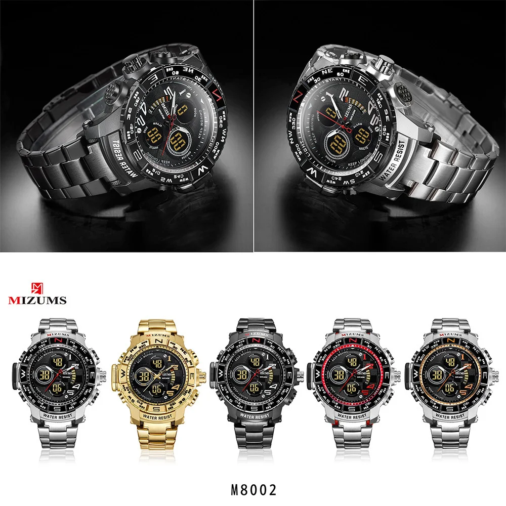Homens de Luxo Pulseira de Aço Digital Led Sport Ver Eletrônico Impermeável Relógio de Pulso Relógio Militar Marca Top - Image 4