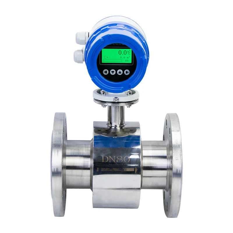 Sanitary electromagnetic flowmeter, tap water beer milk integrated split flowmeter