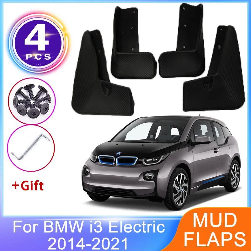 

Car Mudflaps for BMW i3 Electric 2014~2021 Front Rear Mudguard Fender Splash Guards Mud Flap Replacement Protector Accessories